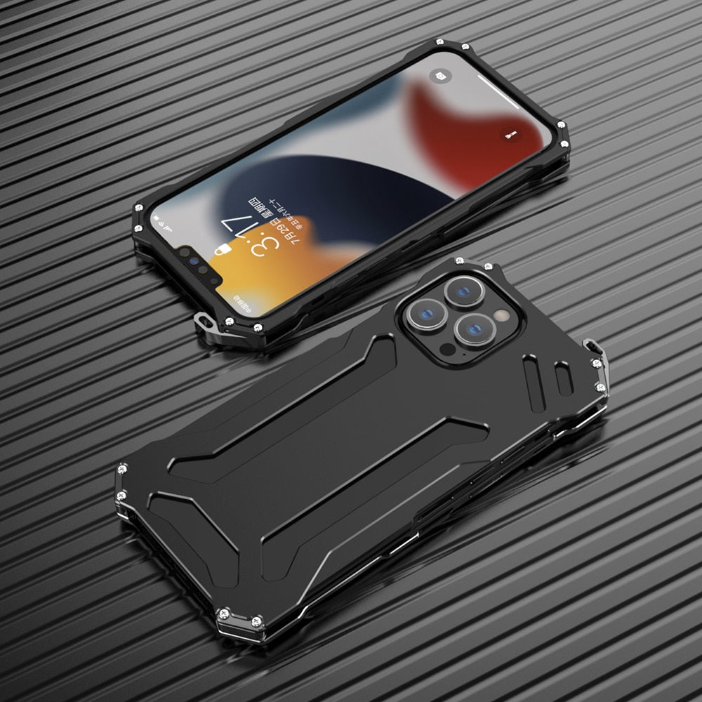 R-Just Alloy Metal Half-Wrapped Case for iPhone - Premium Mobile Phone Cases from R-Just - Just $32! Shop now at Dressmycell.com R-Just Alloy Metal Half-Wrapped Case for iPhone - Premium Mobile Phone Cases from R-Just - Just $32! Shop now at Dressmycell.com